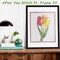 Bouquet of Tulip Flowers Inspired by Pierre-Joseph Redoute Counted Cross Stitch Pattern